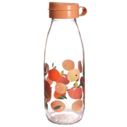Szklana butelka na wodę soki lemoniadę pomarańcze 500 ml VILDE 139126-P