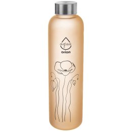 Szklana butelka na wodę soki lemoniadę pomarańczowa 750 ml ORION 143762