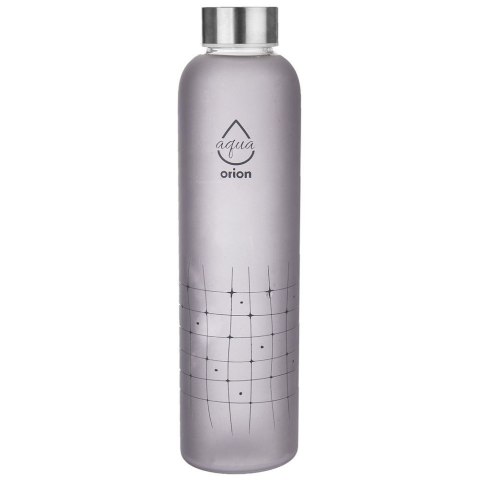 Szklana butelka na wodę soki lemoniadę szara 750 ml ORION 143760