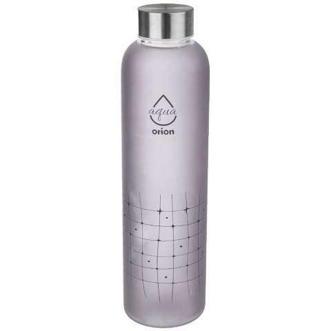 Szklana butelka na wodę soki lemoniadę szara 750 ml ORION 143760