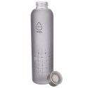 Szklana butelka na wodę soki lemoniadę szara 750 ml ORION 143760