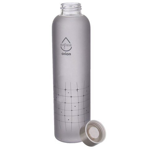 Szklana butelka na wodę soki lemoniadę szara 750 ml ORION 143760