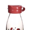 Szklana butelka na wodę soki lemoniadę truskawki 500 ml VILDE 139126-C