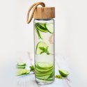 Szklana butelka na wodę soki lemoniadę z sitkiem 450 ml ORION 143757