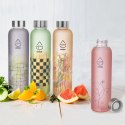 Szklana butelka na wodę soki lemoniadę zielona 600 ml ORION 143761